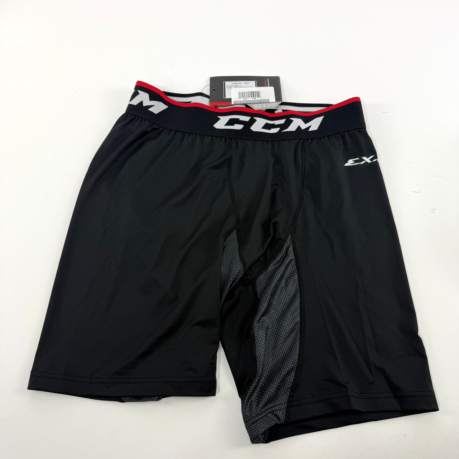New Black Youth CCM Body Fit Short | Youth XL | #191520519940 - Top Flight Hockey