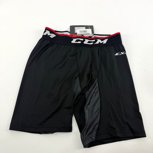 New Black Youth CCM Body Fit Short | Youth XL | #191520519940 - Top Flight Hockey