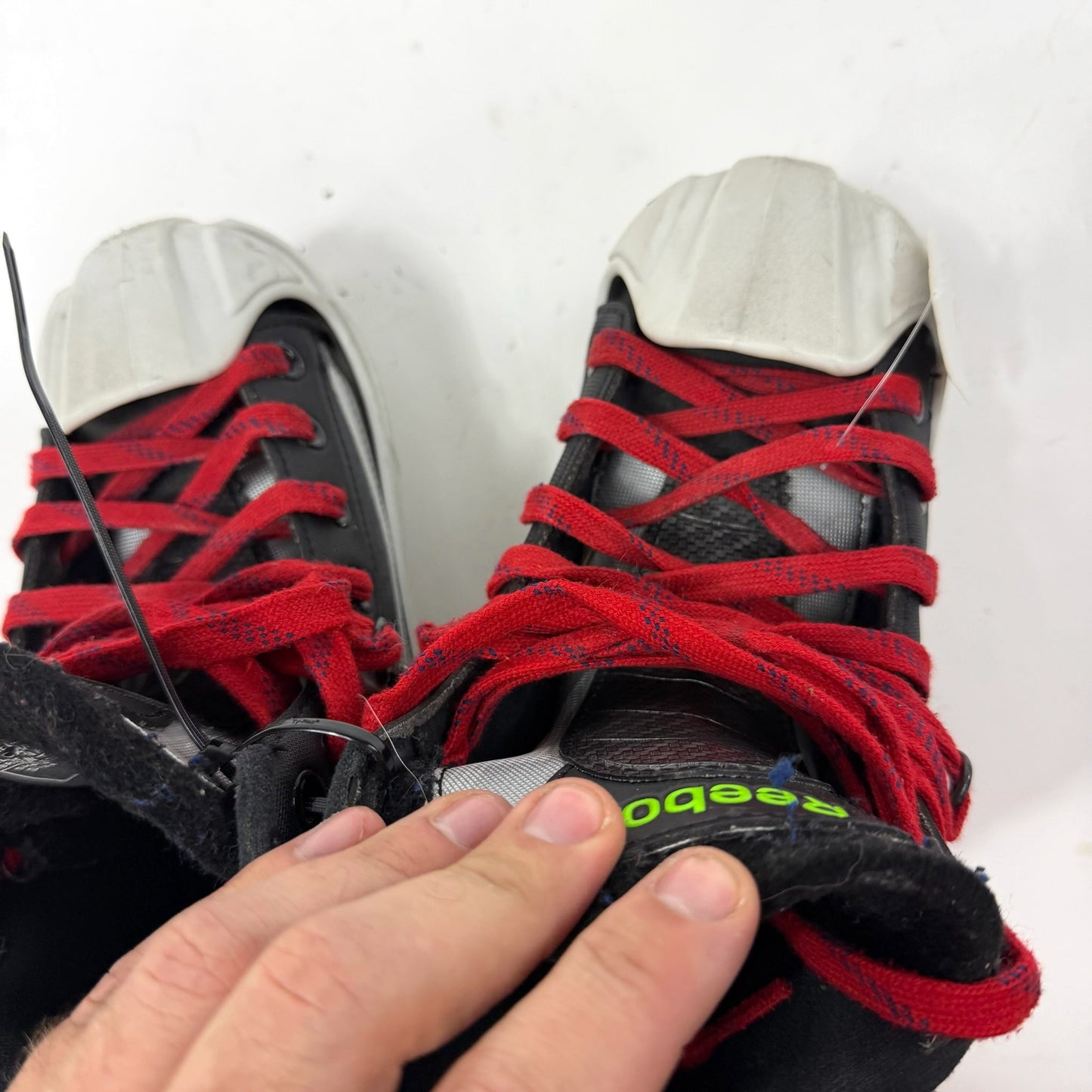 Used Reebok 4k Goalie Skates | Size 2 D | AB487