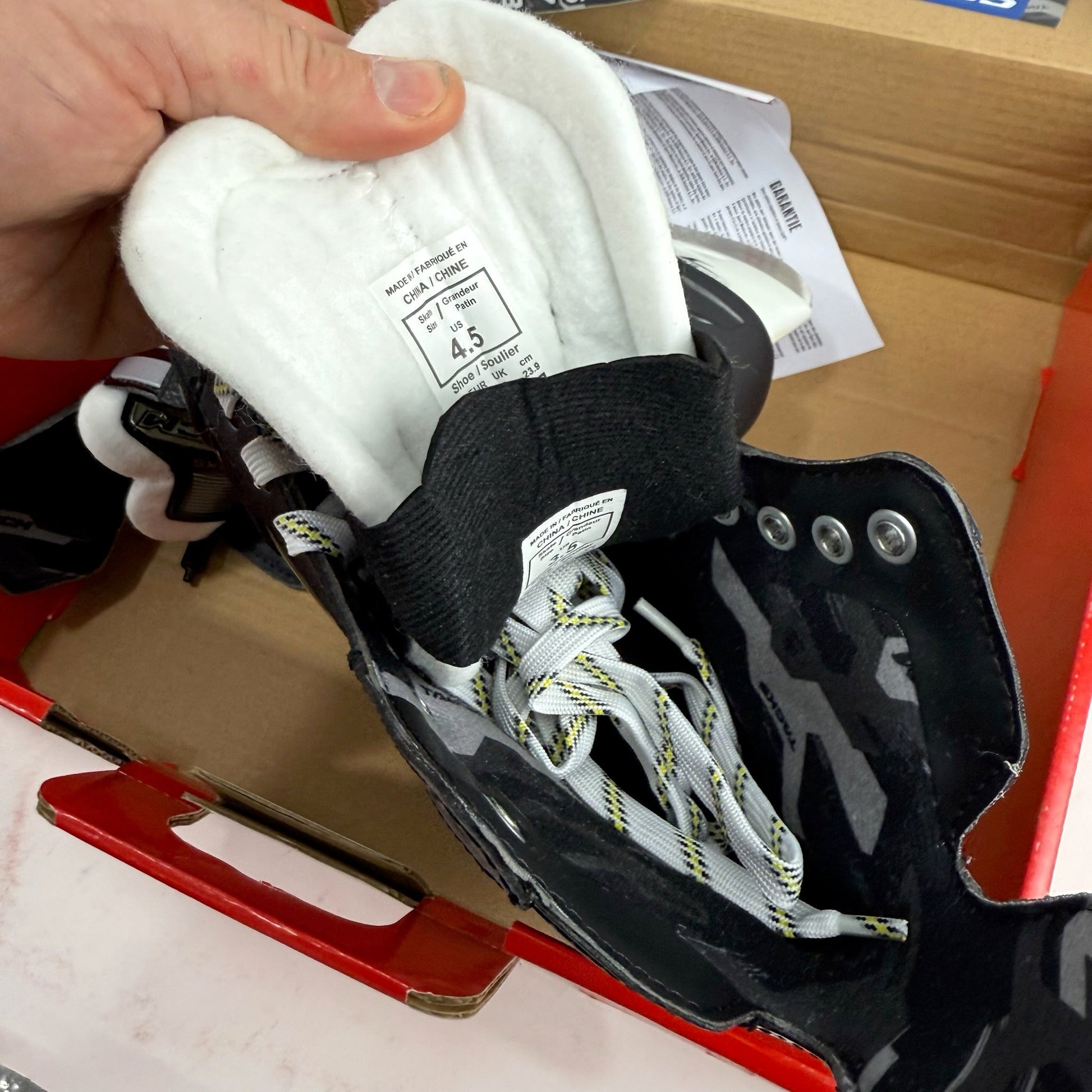 New CCM Tacks AS580 Skates | Junior 3.5-4.5 Wide | F489 - Top Flight Hockey