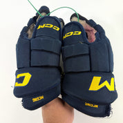 Used Navy STL Blues CCM HGTKPP Gloves | 13" | McGing | D99