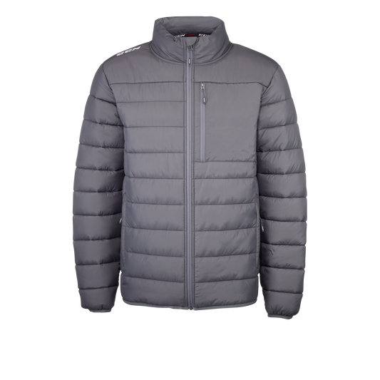 New CCM Charcoal Team Quilted Winter Jacket | Youth XL | #191520014865 - Top Flight Hockey