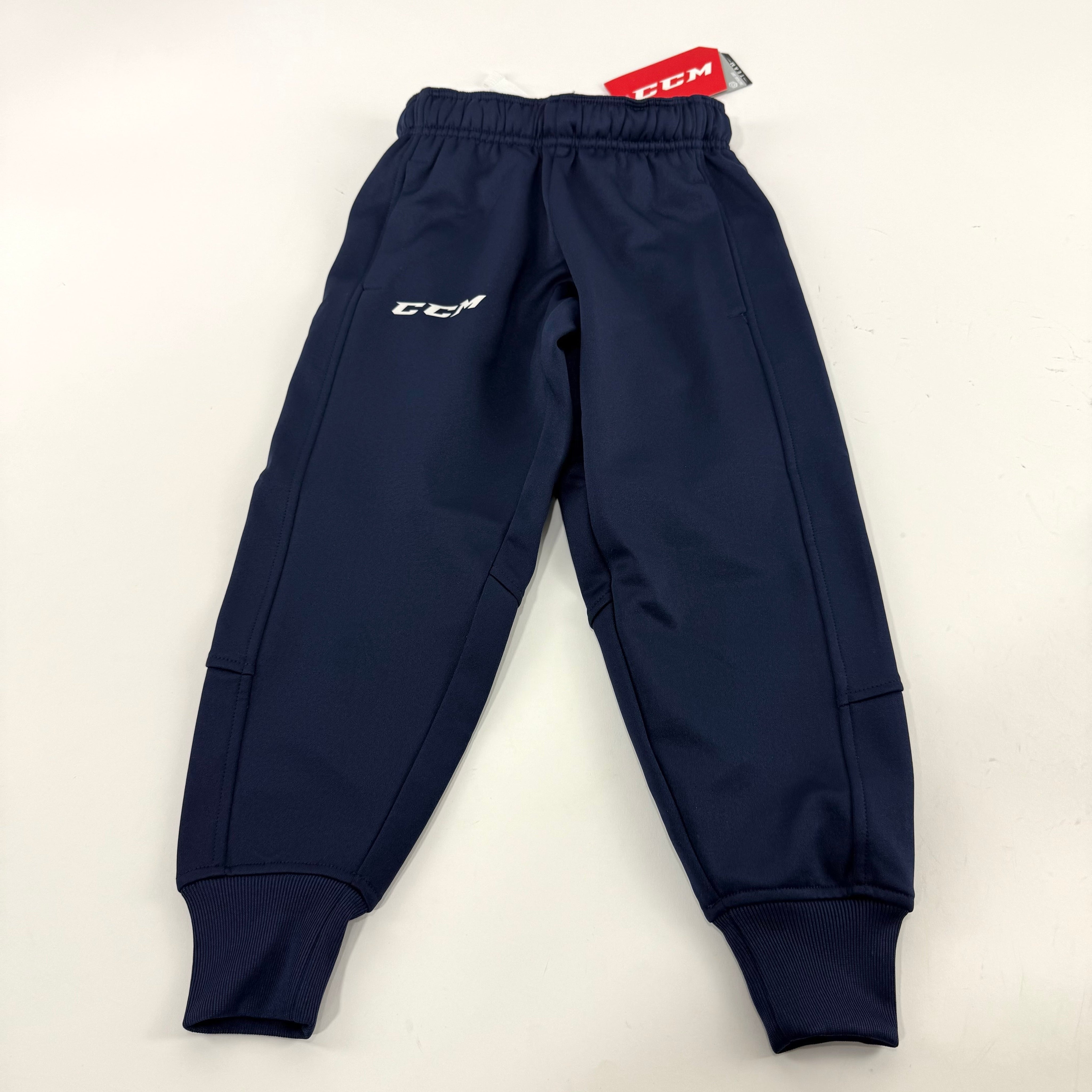 New Navy CCM Youth Team Training Cuffed Pant | Youth XS | #888600267883 - Top Flight Hockey
