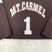 Brown Mount Carmel Hockey Game Jersey #1 - XXL