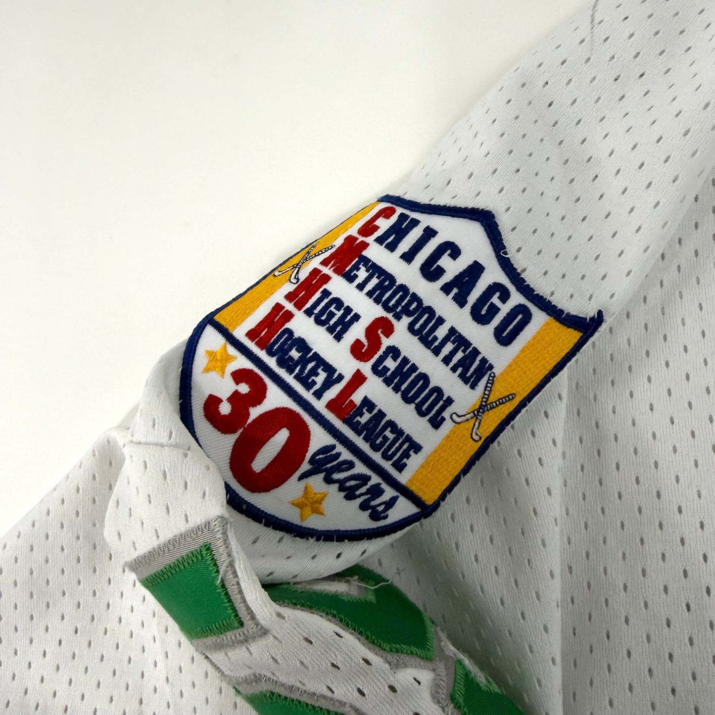 Used White New Trier Jersey | Senior XL | J104