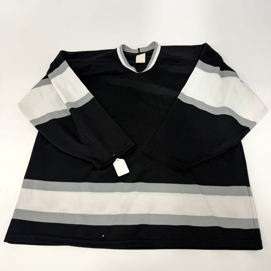 Used Black White Grey CCM Practice Jersey | Senior XL | AB210