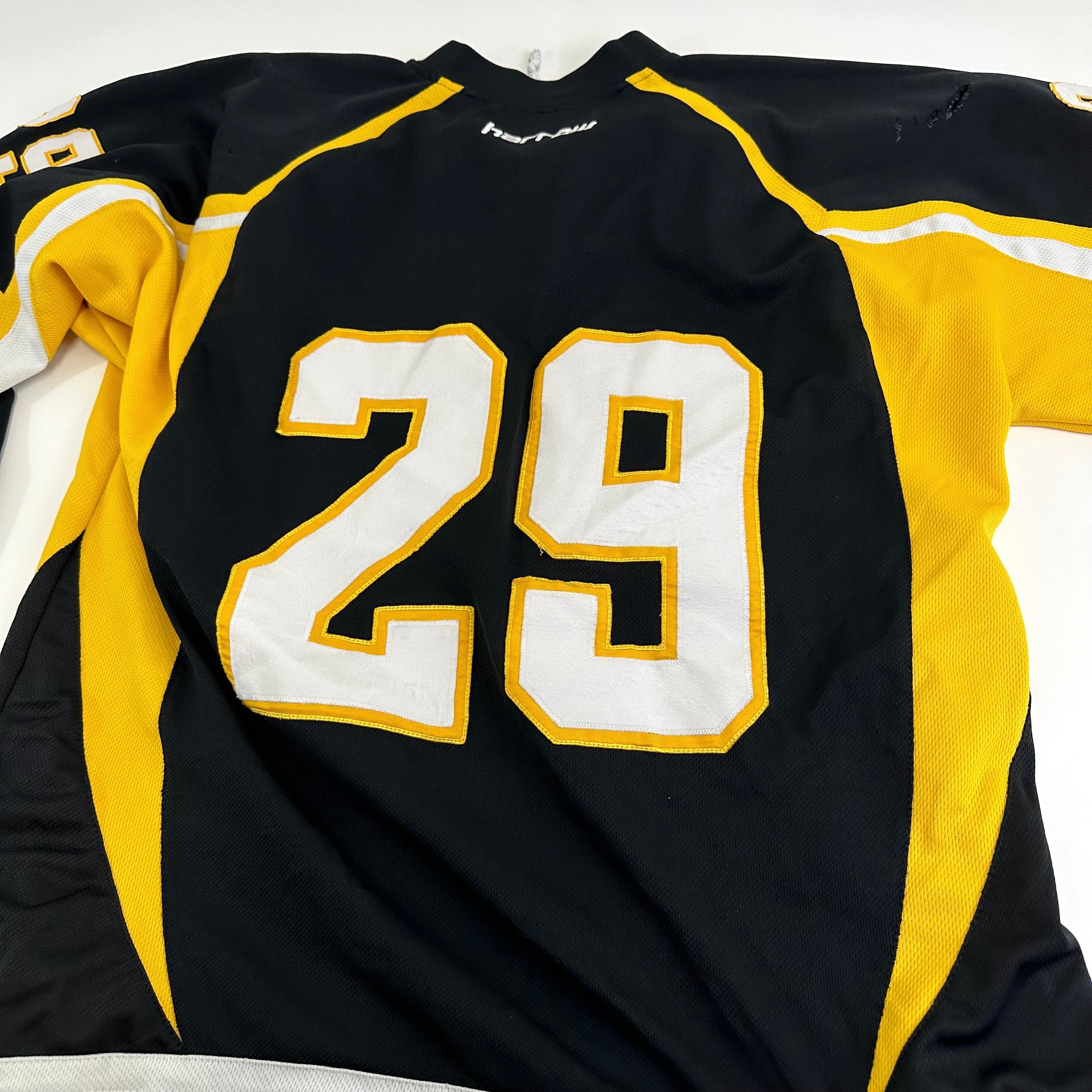 Used Adrian College Black Harrow Mens Game Jersey | Size XL | #29