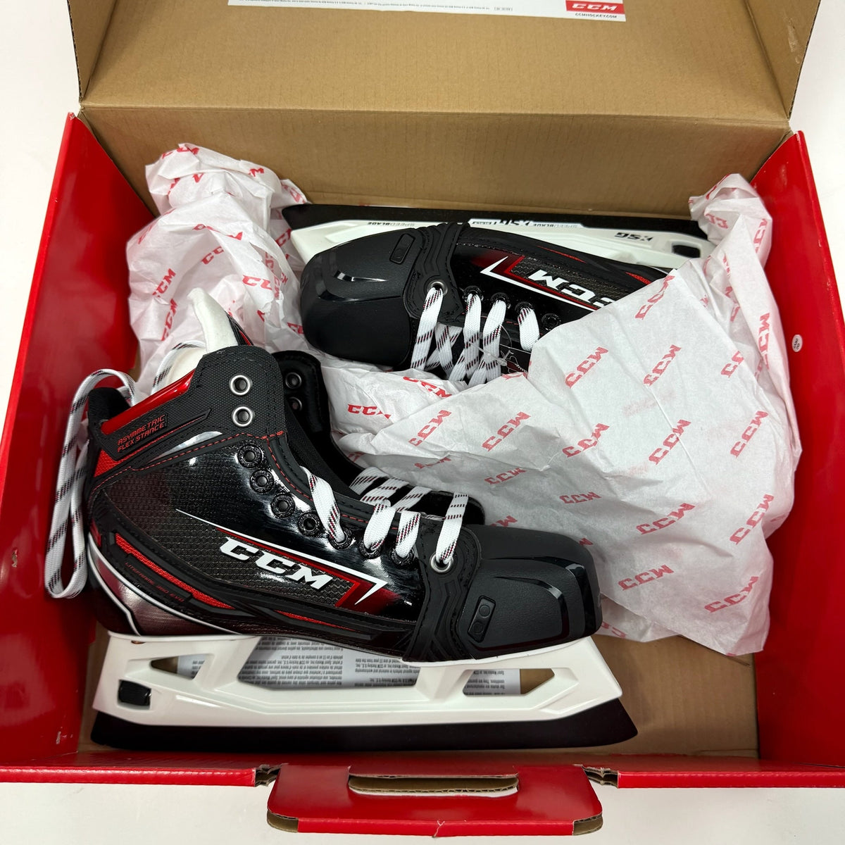 New CCM Jetspeed FT2 Goalie Skates | 7 D | AB108 - Top Flight Hockey