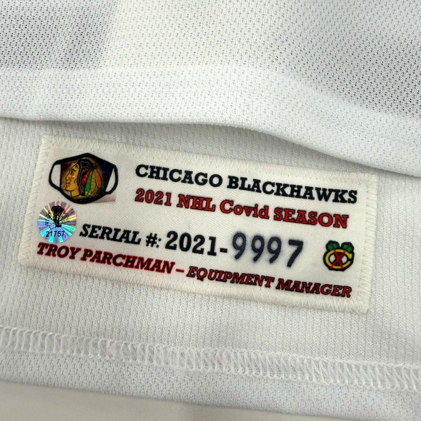 Nicolas Beaudin #74 Home Chicago Blackhawks Team Issued Jersey 2020-2021, Set 2 | 9997-21757