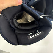 Used Navy CCM Tacks Pro Gloves | 14" | D373