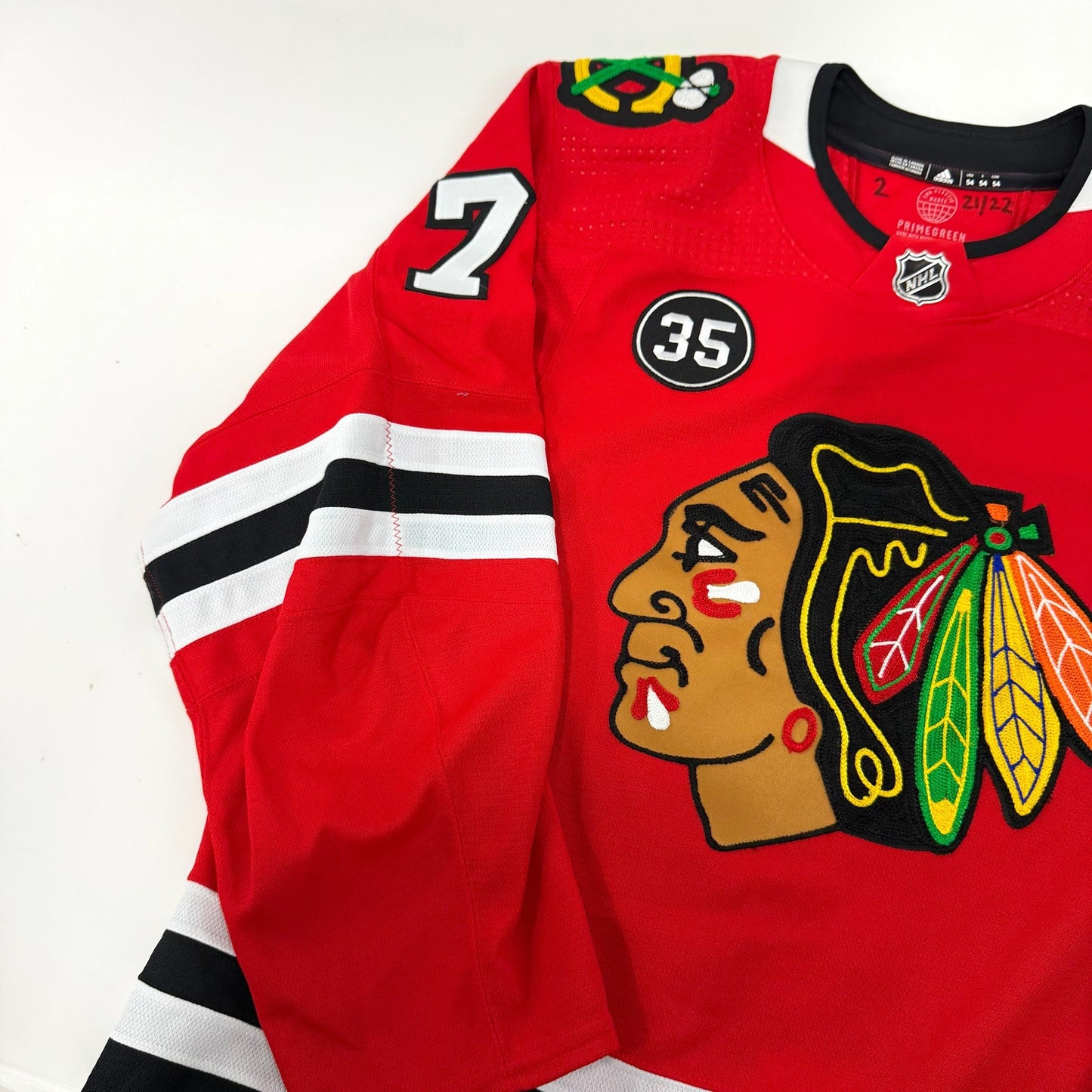 Jakub Galvas #76 Home Chicago Blackhawks Team Issued Jersey 2021-2022, Set 2 | 21710
