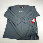 New Grey CCM Practice Jersey | Junior Large/XL - Top Flight Hockey