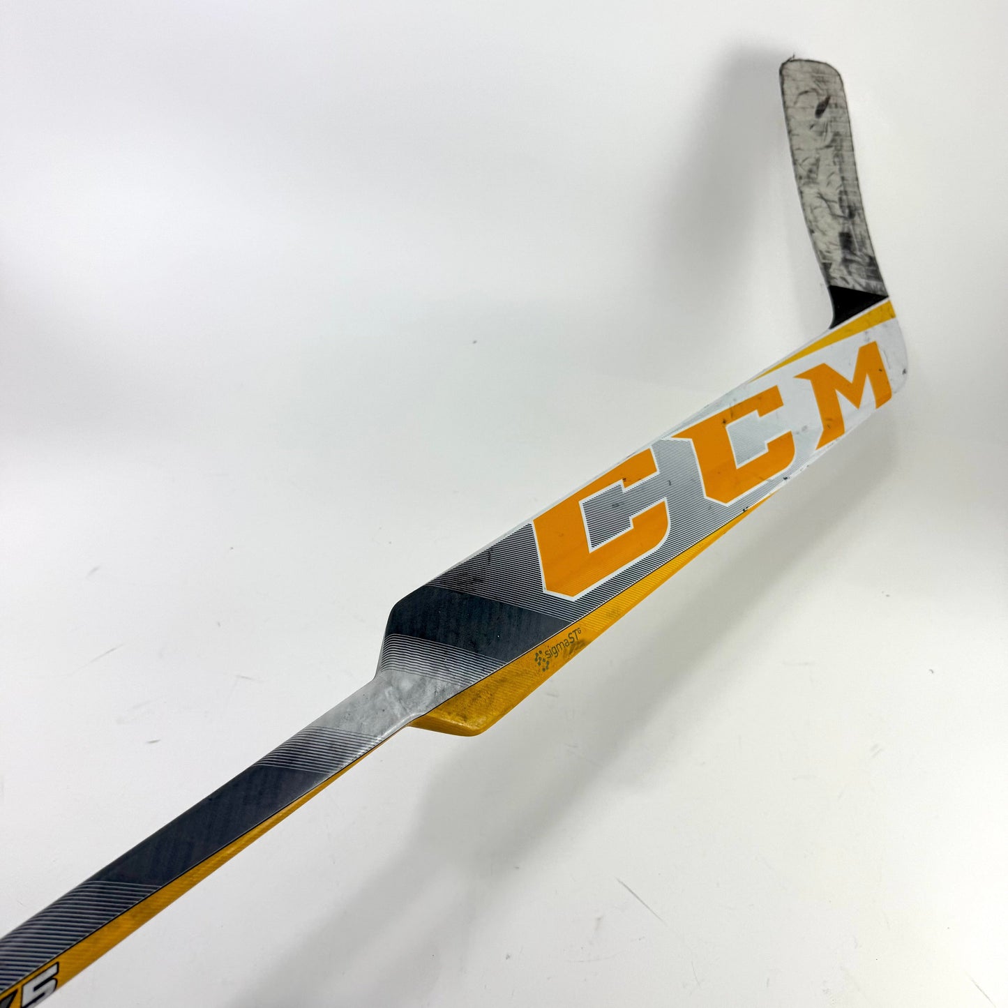 Repaired Regular CCM E Flex 5 Pro Lite Goalie Stick | 26" Paddle Heel Curve | D26