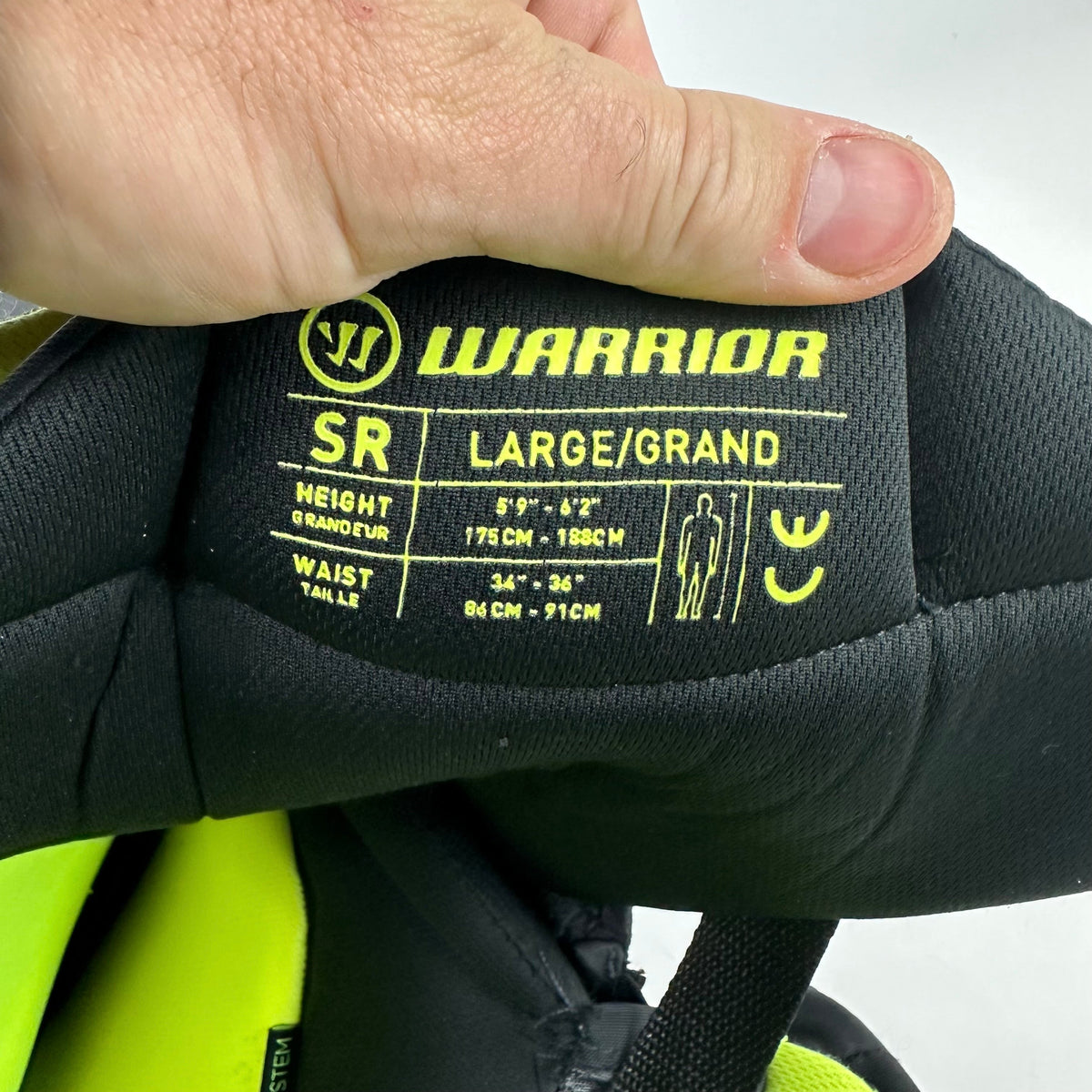 Used Once Black Warrior Alpha LX 20 Pants | Senior Large | L575 - Top Flight Hockey