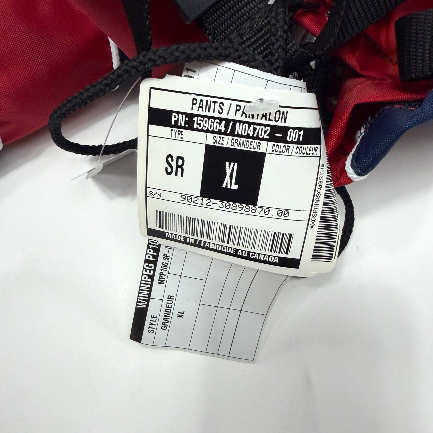New Red Winnipeg Jets Herritage CCM PP10 Shell | XL | AB776