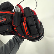 Used Chicago Blackhawks CCM HGQL 14" Gloves | L358 - Top Flight Hockey