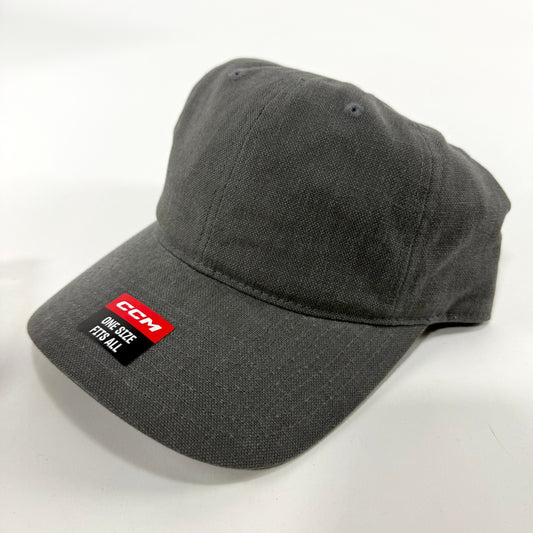 New Dark Grey CCM Slouch Adjustable Cap | OSFA | #191520312145