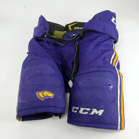 Used Purple/Yellow CCM Tacks 65C Pants | Large | E530