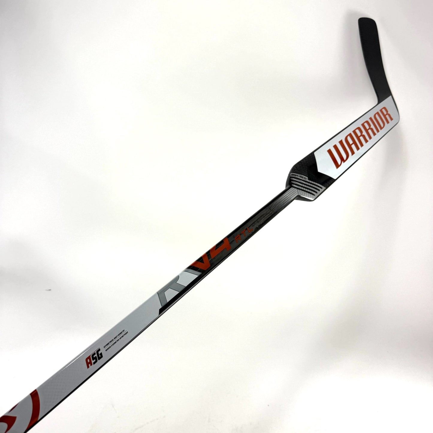 New Regular Orange Warrior Ritual V4 Goalie Stick | W31 Curve 26" Paddle | Brochu | R300