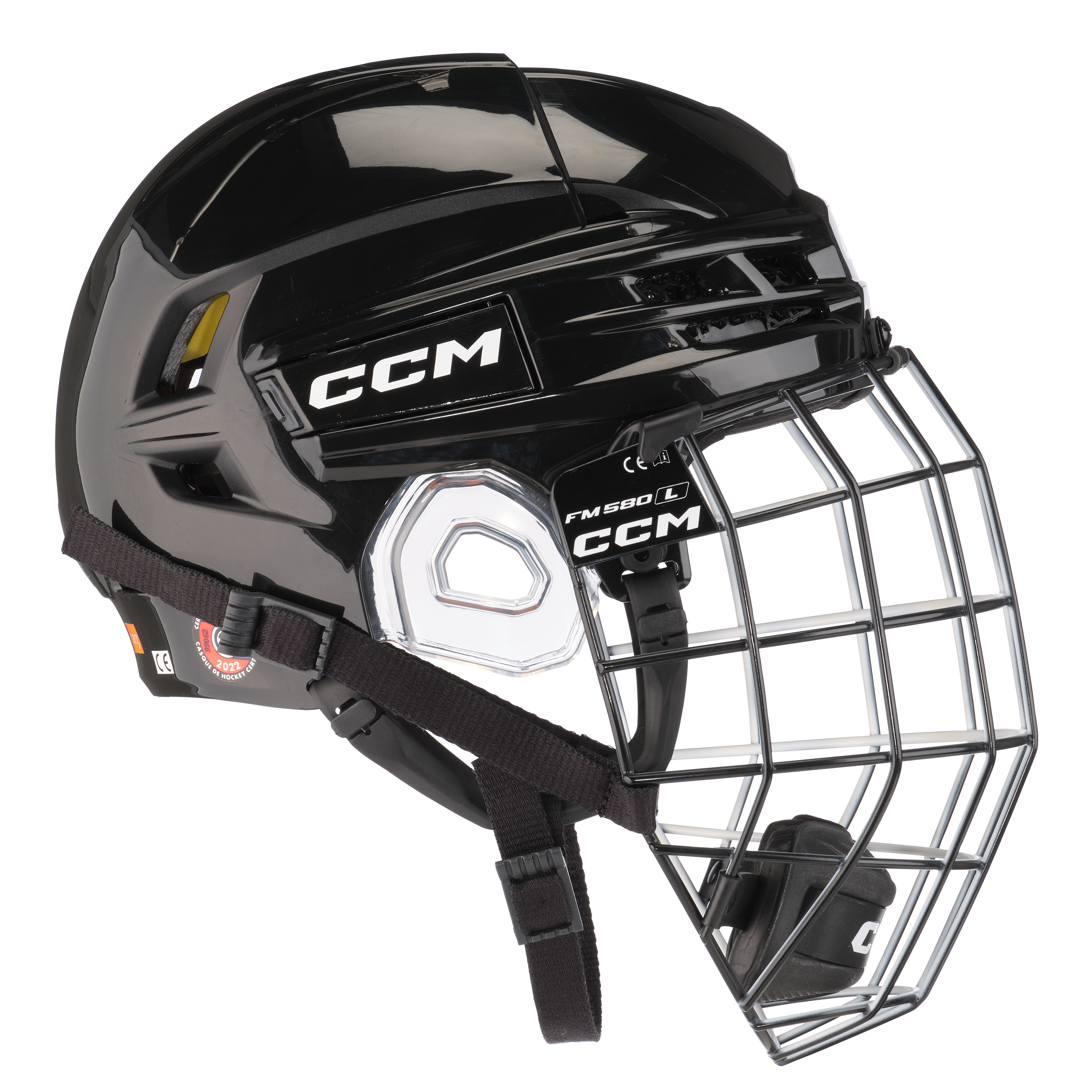 New CCM Black Tacks 720 Helmet Combo | Senior L | #191520624590 - Top Flight Hockey