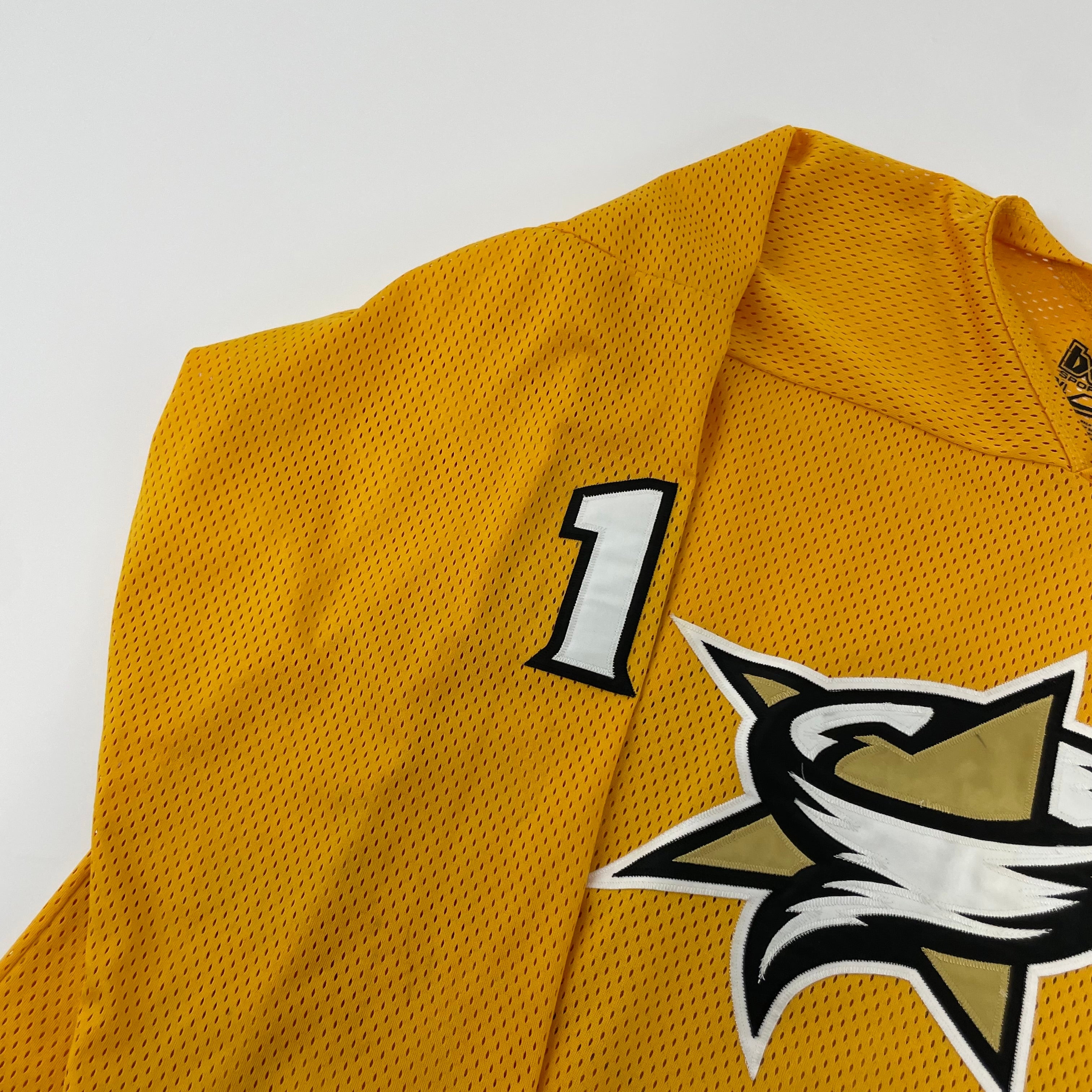 Used Mesh Texas Tornados Yellow Practice Jersey | Senior XL | X339 - Top Flight Hockey