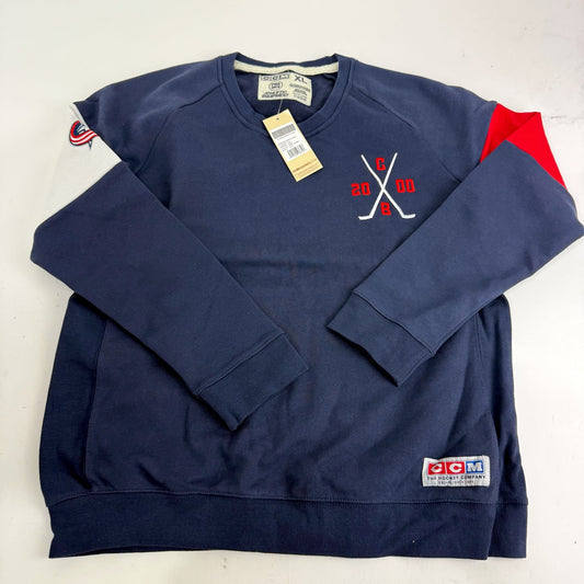 Brand New Columbus Blue Jackets Womens XL Crew Cut Sweatshirt - #191520286323 - Top Flight Hockey