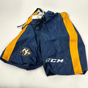 Brand New Navy and Yellow Nashville Predators CCM PP10 Shell - Large - Top Flight Hockey