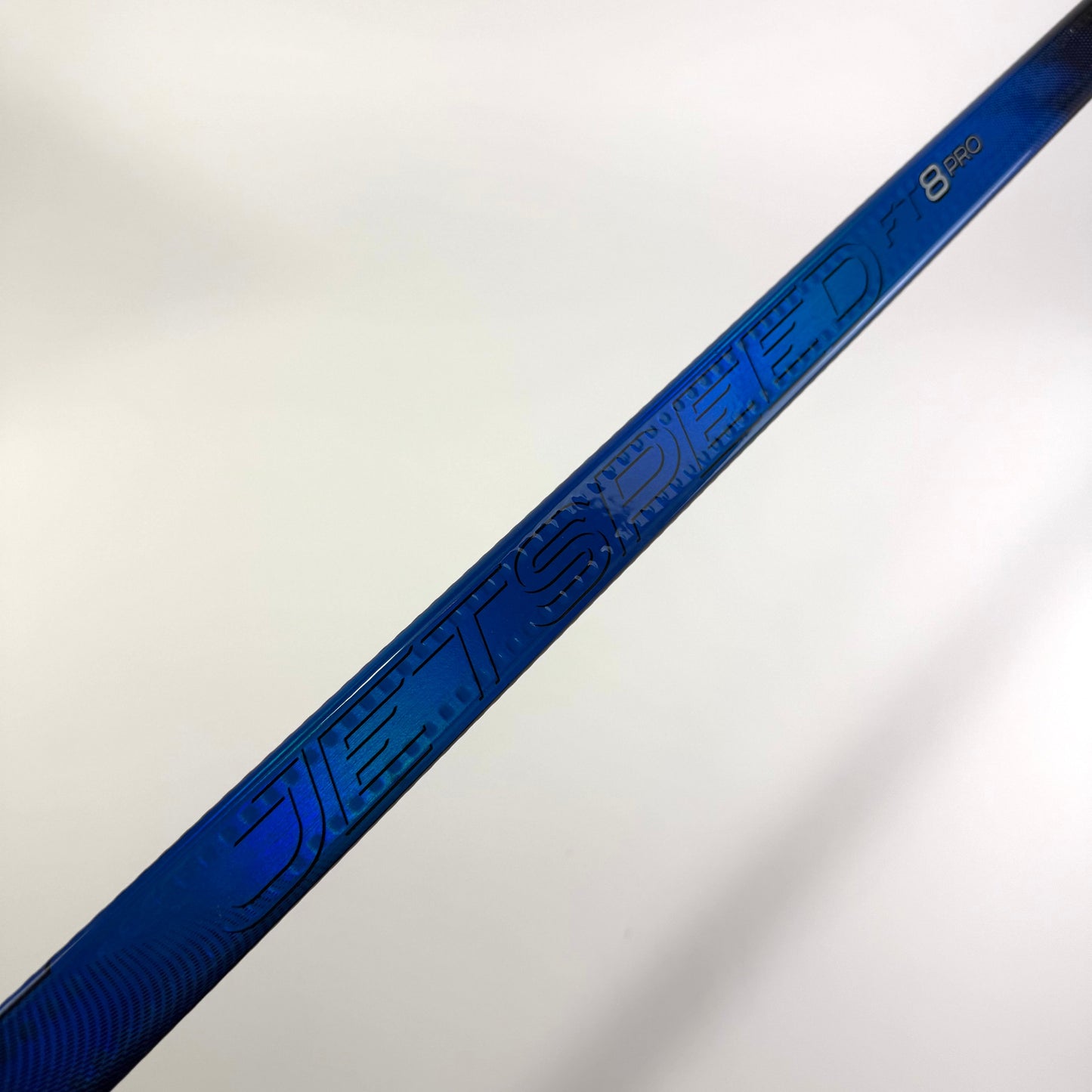 New Right Blue CCM Jetspeed FT8 Pro | 80 Flex Laine Pro Custom Curve Grip | #A439
