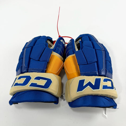 New STL Blues Heritage CCM HGCL Pro Gloves | 15" | Joshua | D129 - Top Flight Hockey