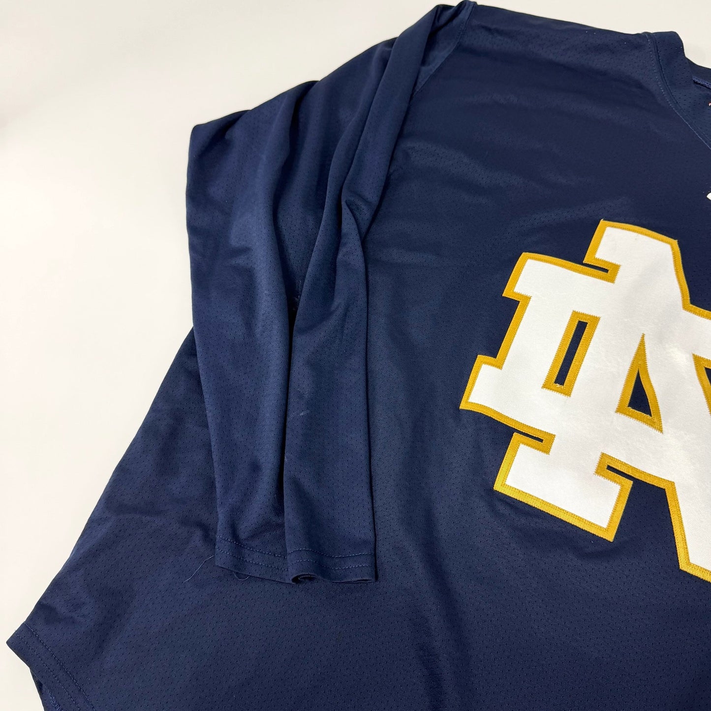 Used Navy Under Armour Notre Dame Practice Jersey | Senior Large | AB744