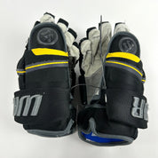 Used Black and Gold Warrior Covert QRE Pro Gloves | 14" | K373