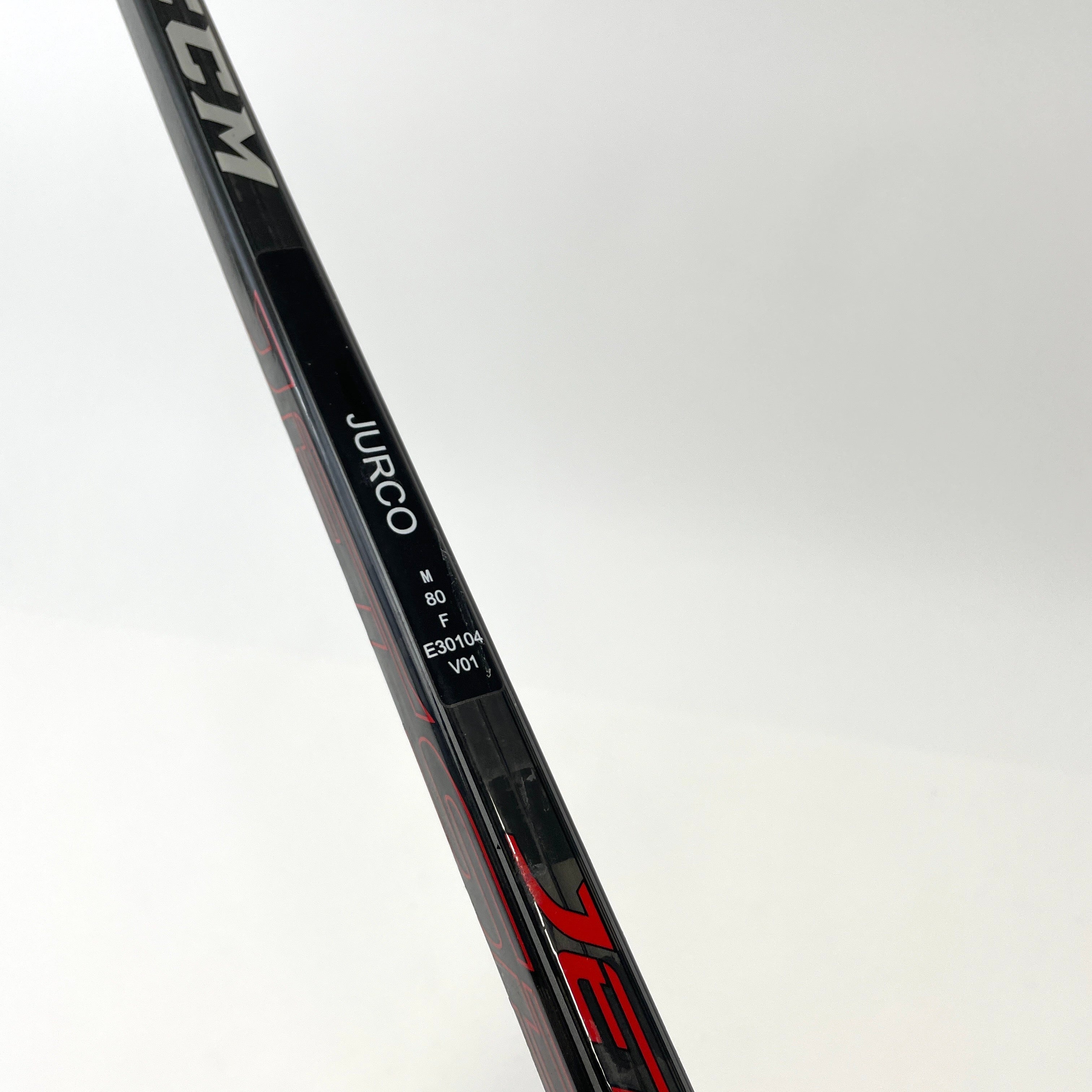 Used Left Handed CCM Jetspeed FT3 Pro | 80 Flex | Custom Toe Curve | Grip | Jurco | #M150