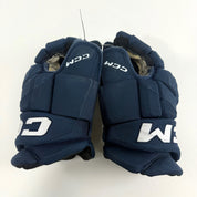 Used Navy CCM Jetspeed Pro Gloves | 14" | D361