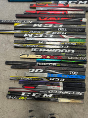 x50 - Large Lot of Broken Hockey Sticks for Projects - #C347