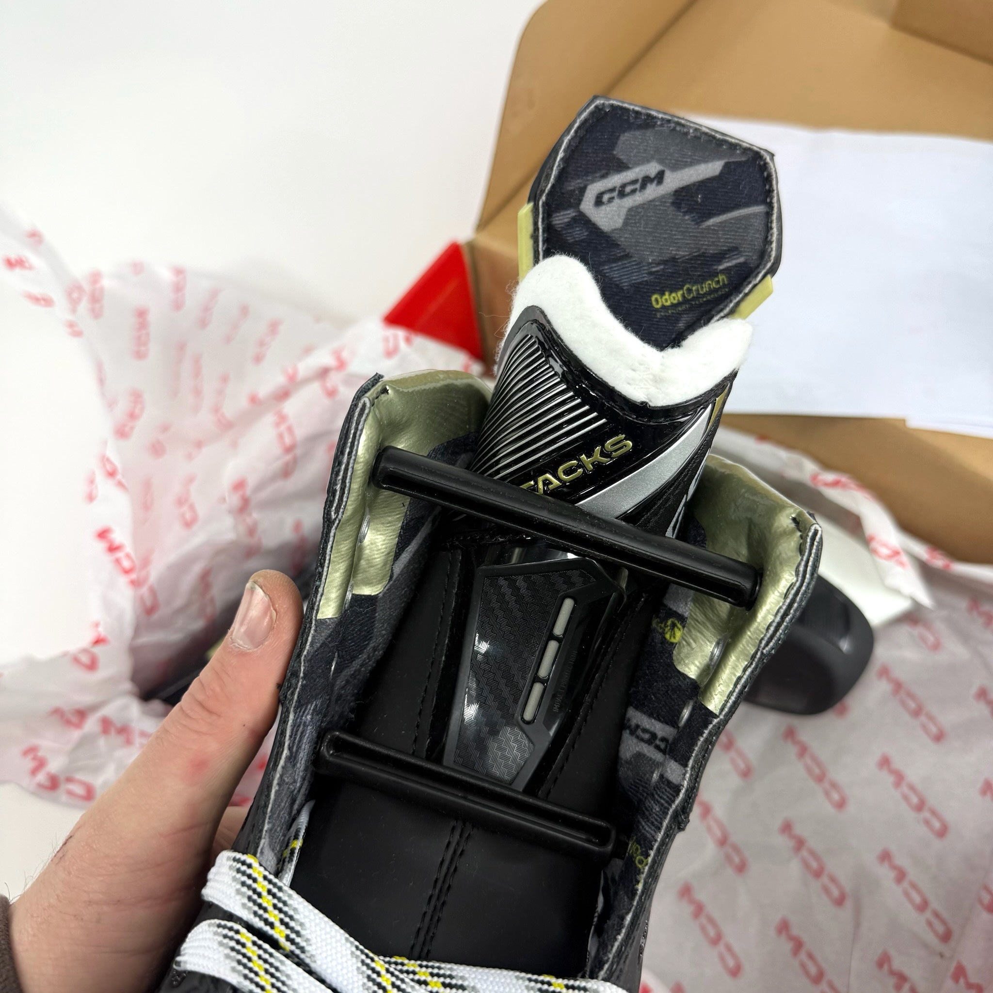 Brand New CCM Tacks ASV Skates | Intermediate Size 5 Regular - #J734 - Top Flight Hockey