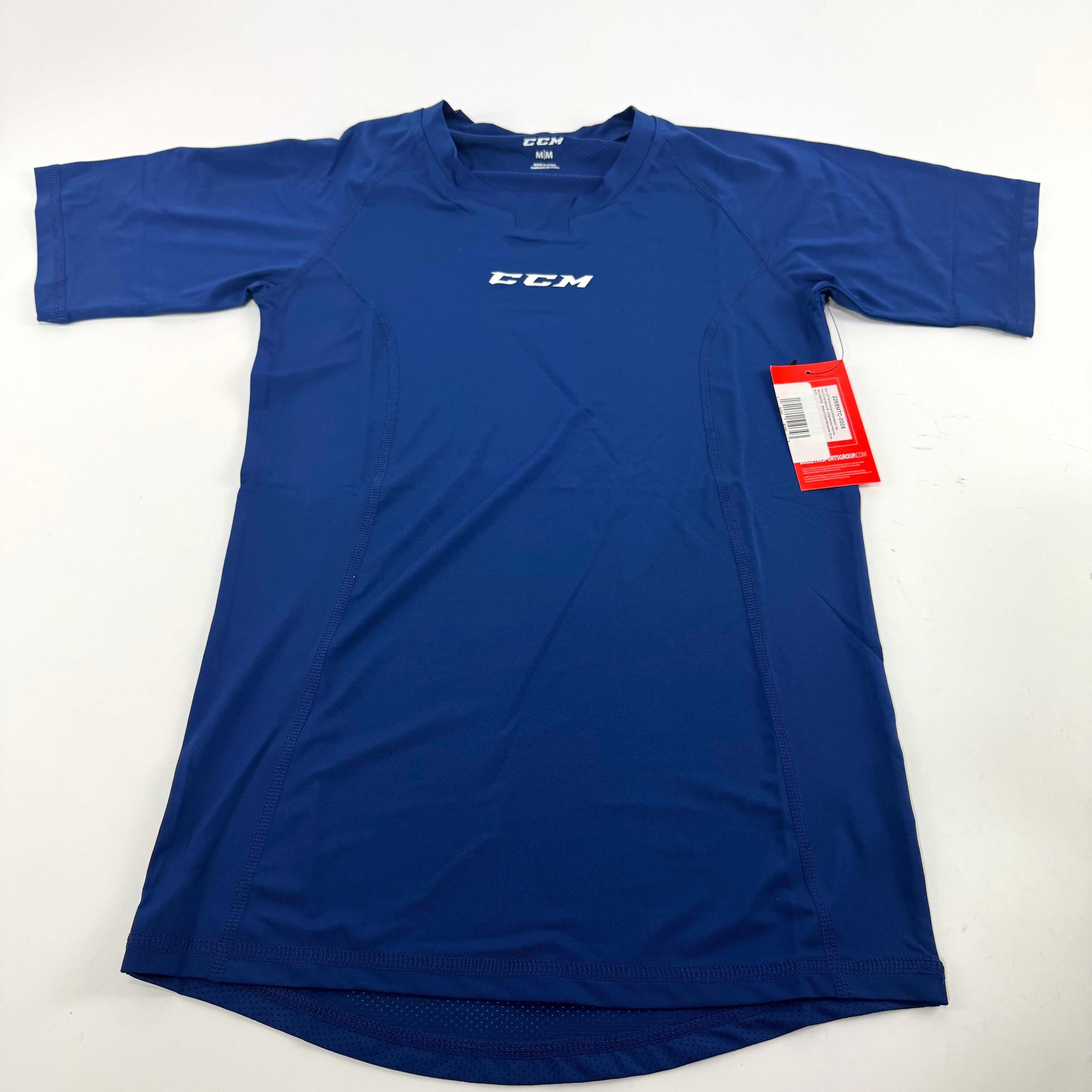 New Navy CCM Mens Compression Short Sleeve Shirt | Senior M | #191520510343 - Top Flight Hockey