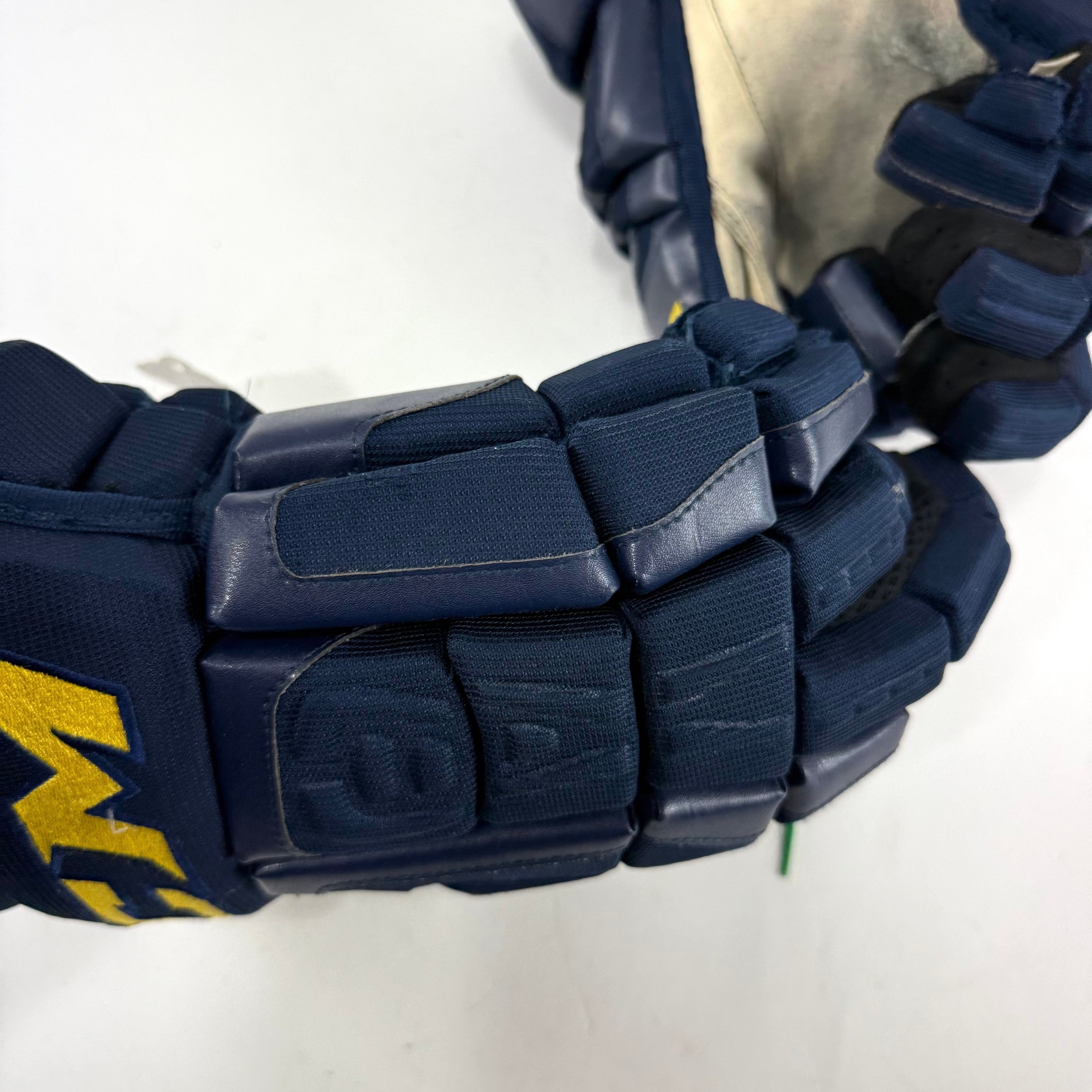Used Stl Blues Navy CCM HGCL Gloves | 15" | D185 - Top Flight Hockey