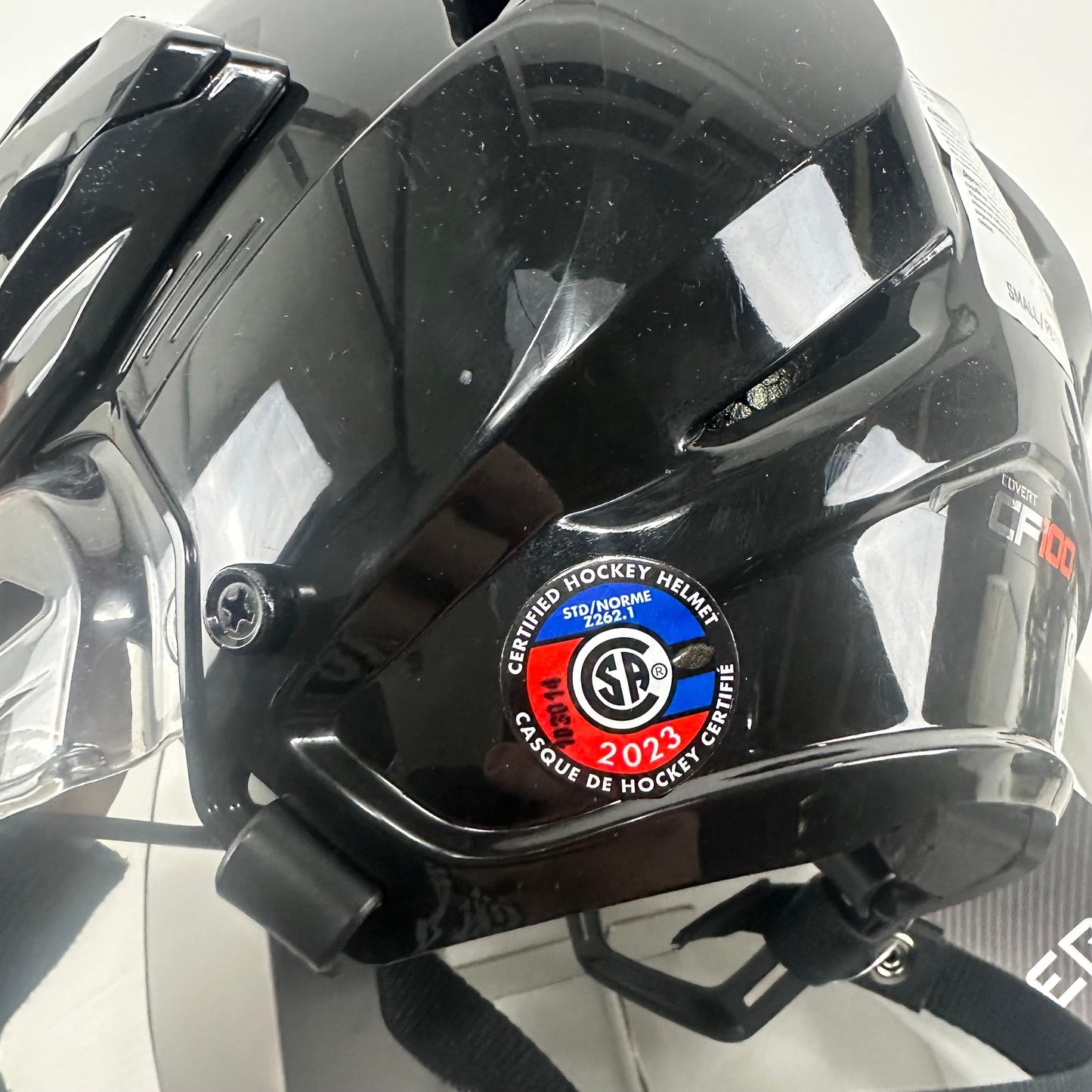 Brand New Black Warrior Covert CF 100 Helmet - Small - Top Flight Hockey