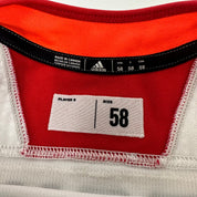 HARDMAN #86 - White Chicago Blackhawks Camp / Practice Jersey - Adidas MIC Size 58 - Top Flight Hockey