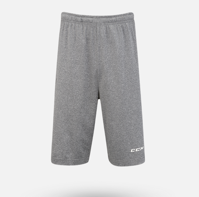 New CCM Dark Grey Team Short | Youth XL | #888600323855 - Top Flight Hockey