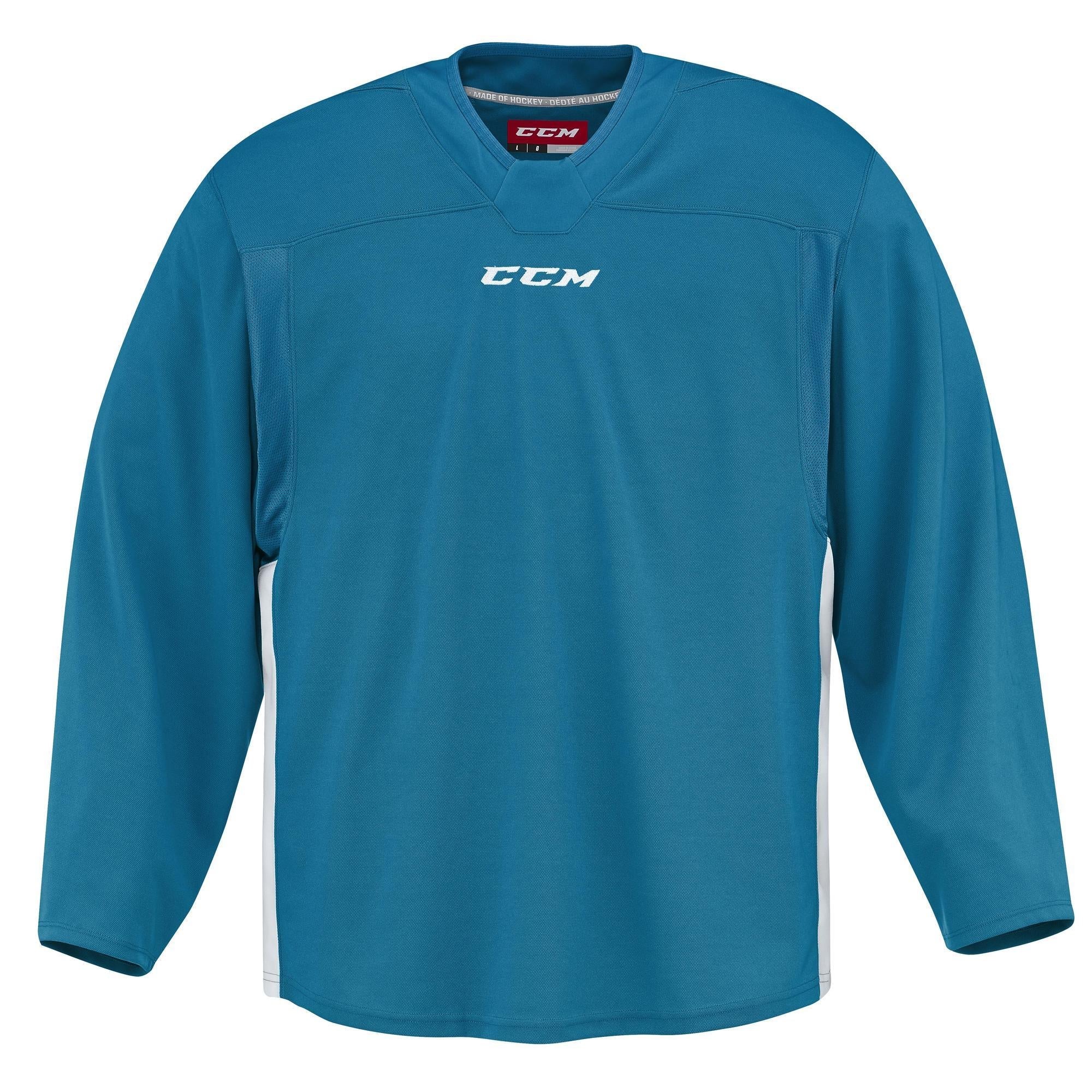 New CCM 6000 Series Quicklite Practice Jersey Turquoise | Senior XXL | #888600657219 - Top Flight Hockey