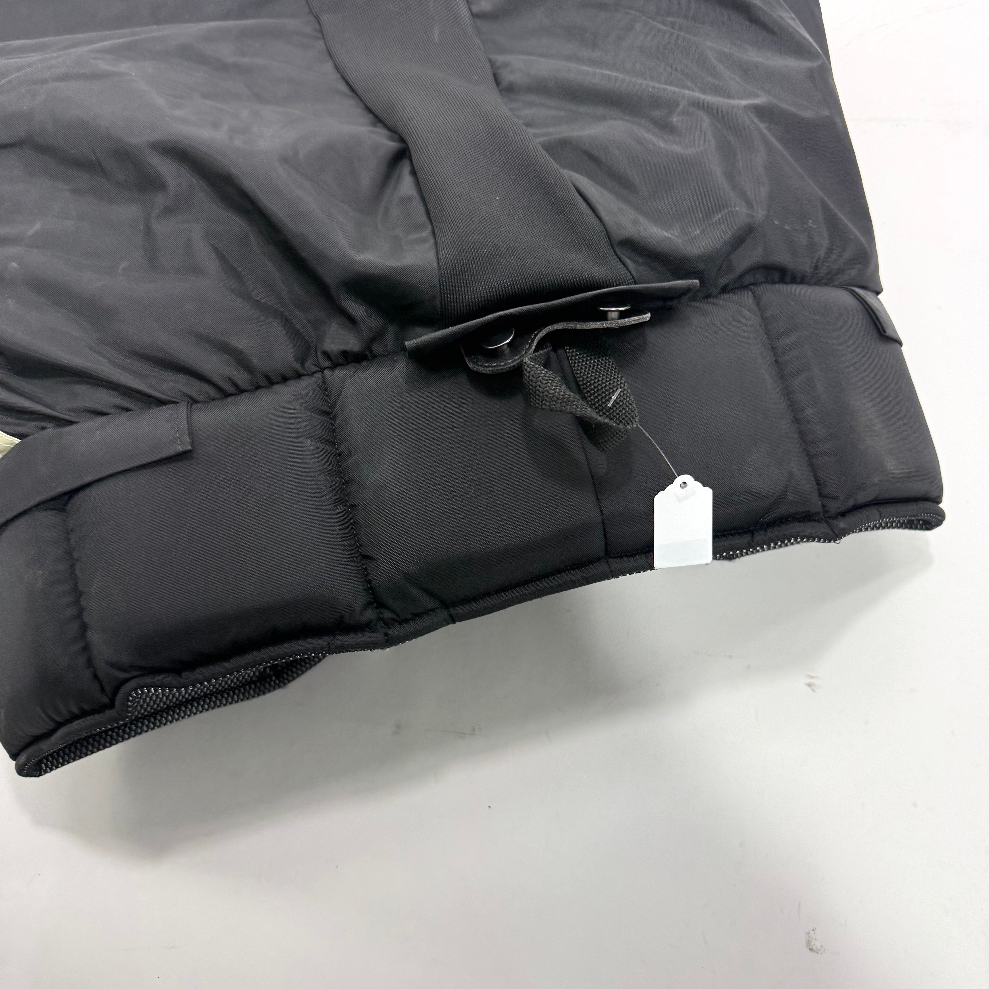 Used Black Chicago Blackhawks Winter Classic Vaughn Pro Goalie Pants | XL? | Soderblom | BH256 - Top Flight Hockey