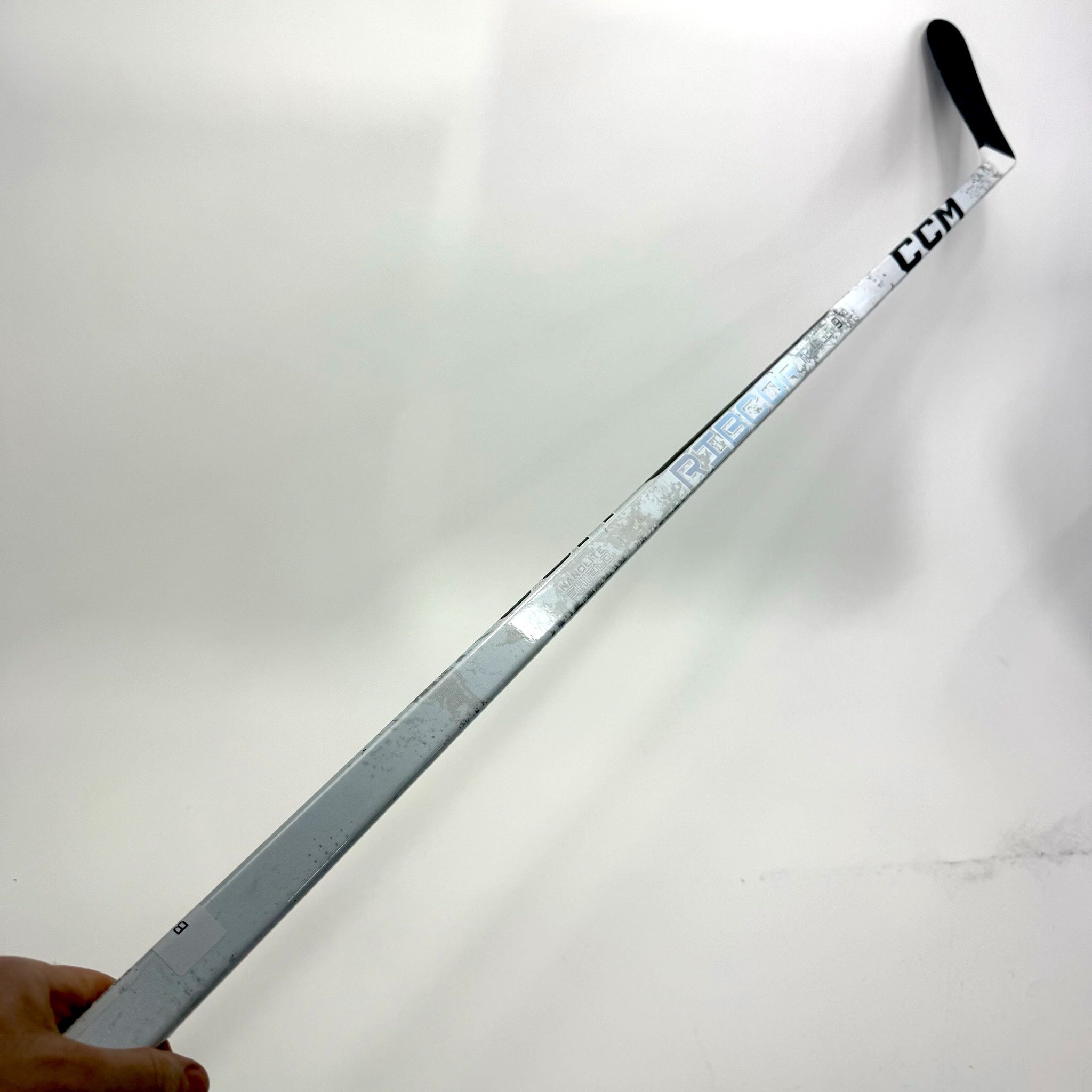New Left White CCM Ribcor Trigger 9 Pro | 85 Flex P92M Curve Grip | BH400 - Top Flight Hockey