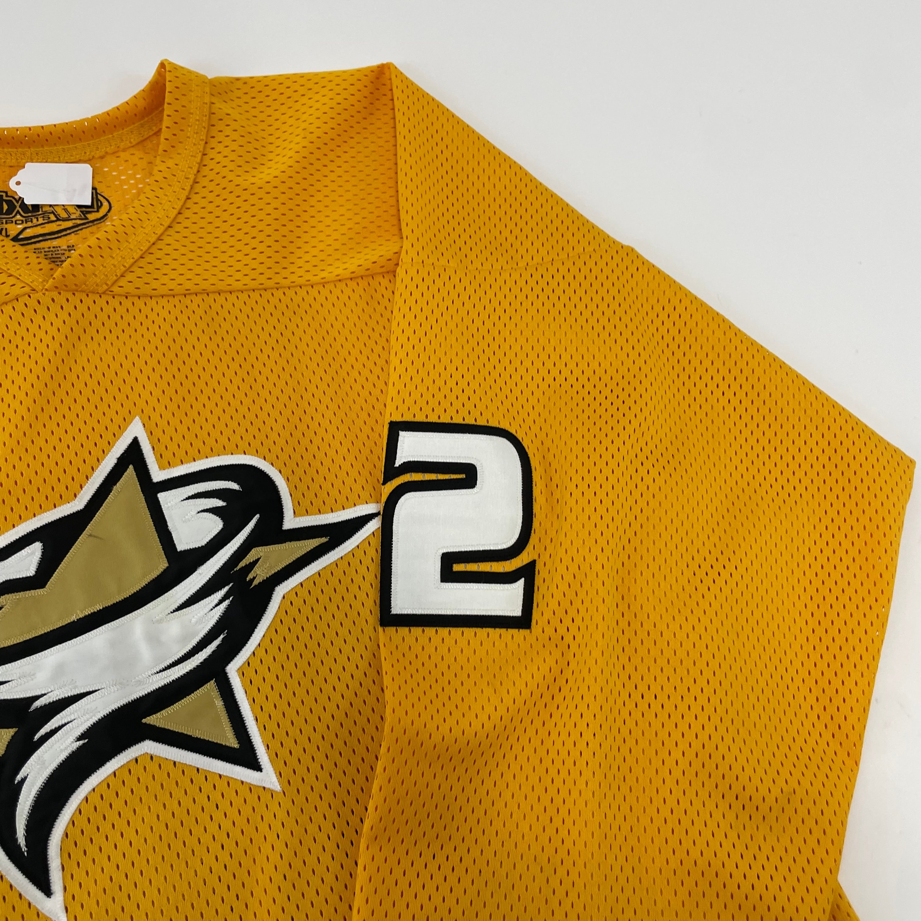 Used Mesh Texas Tornados Yellow Practice Jersey | Senior XL | X339