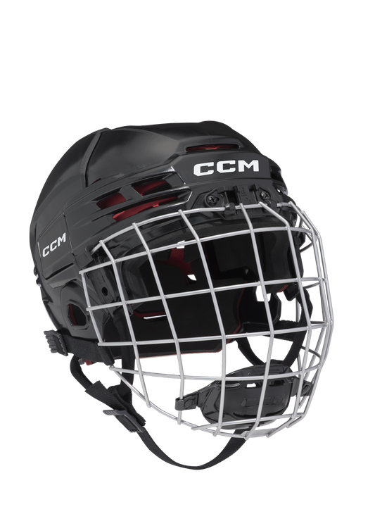 New CCM Black Tacks 70 Helmet Combo | Junior OSFA | #191520440343