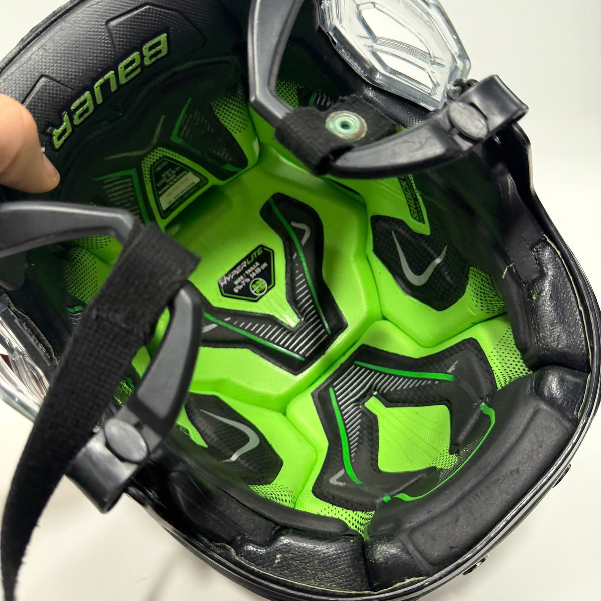 Used Black Bauer Hyperlite Helmet | Senior Small/Medium | J150 - Top Flight Hockey
