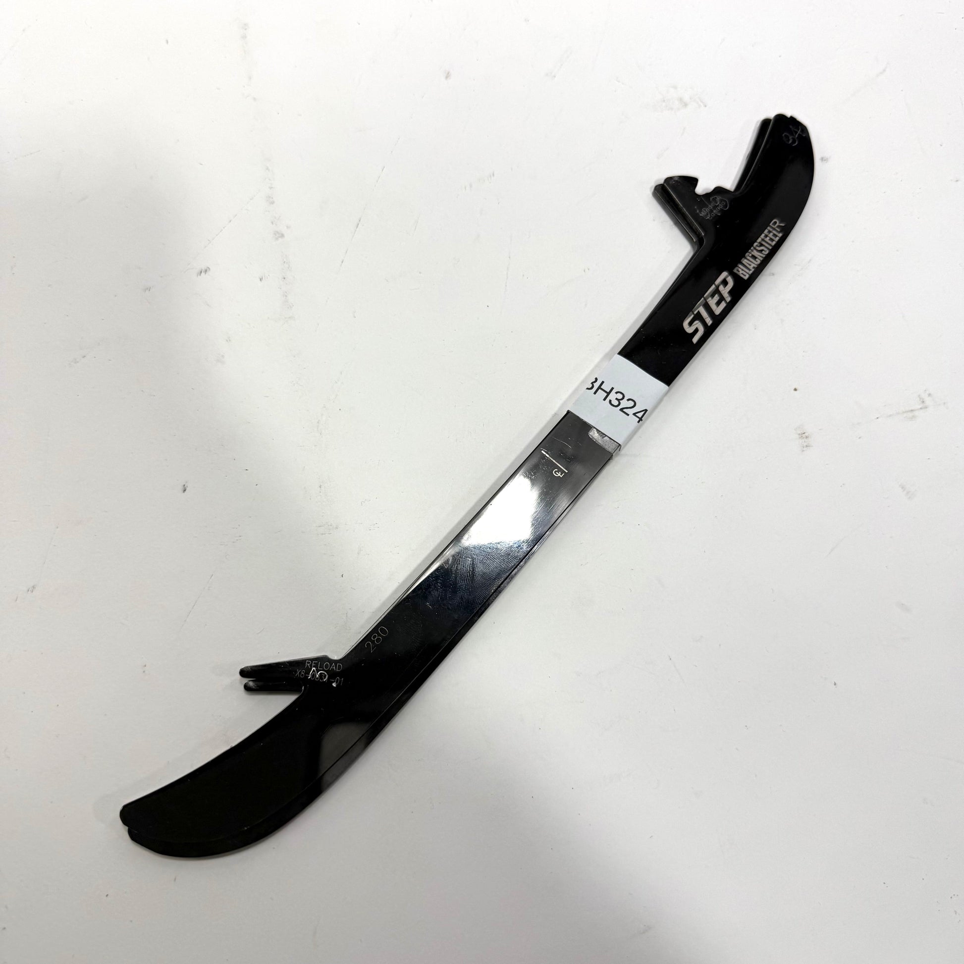 Used CCM XS Black Step Reload Steel | 280mm | Chicago Blackhawks Landon Slaggert #84 | BH324 - Top Flight Hockey