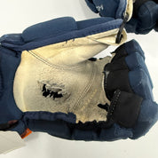 Used Navy CCM Jetspeed Pro Gloves | 14" | D360