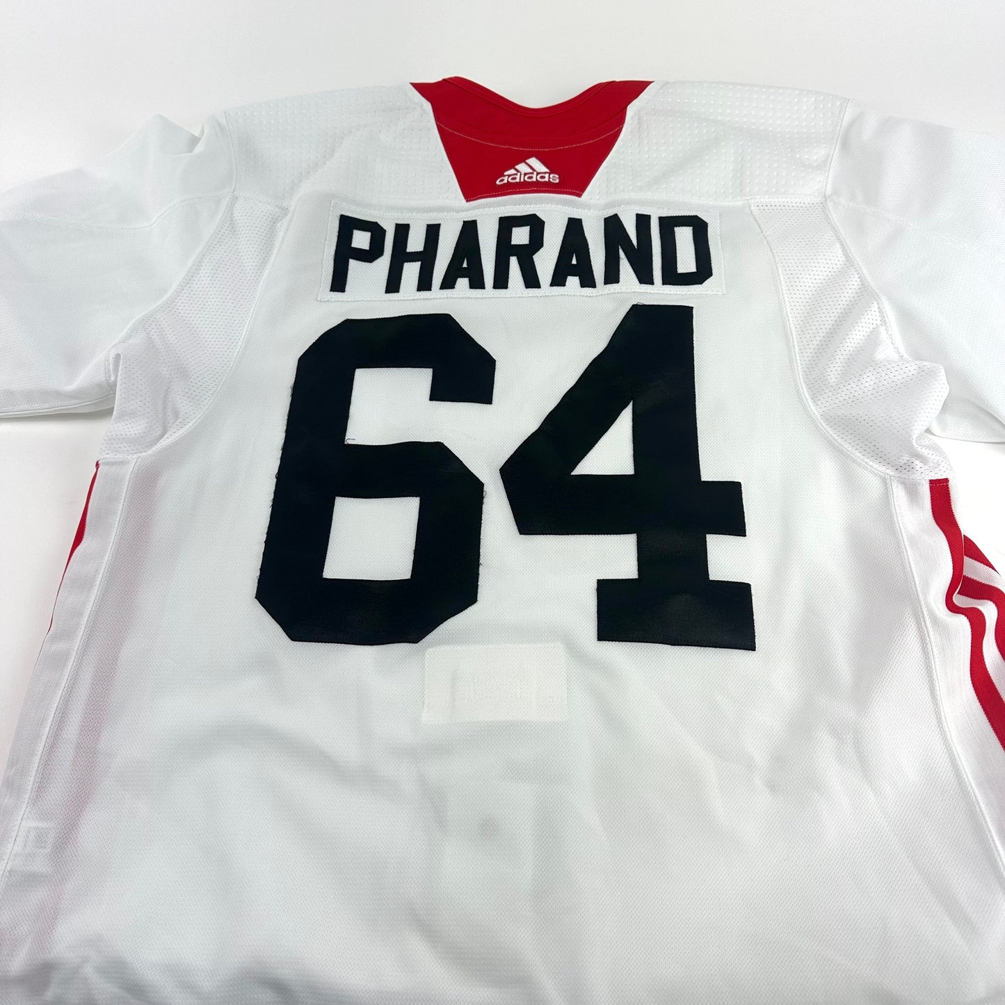PHARAND #64 - White Chicago Blackhawks Camp / Practice Jersey - Adidas MIC Size 56