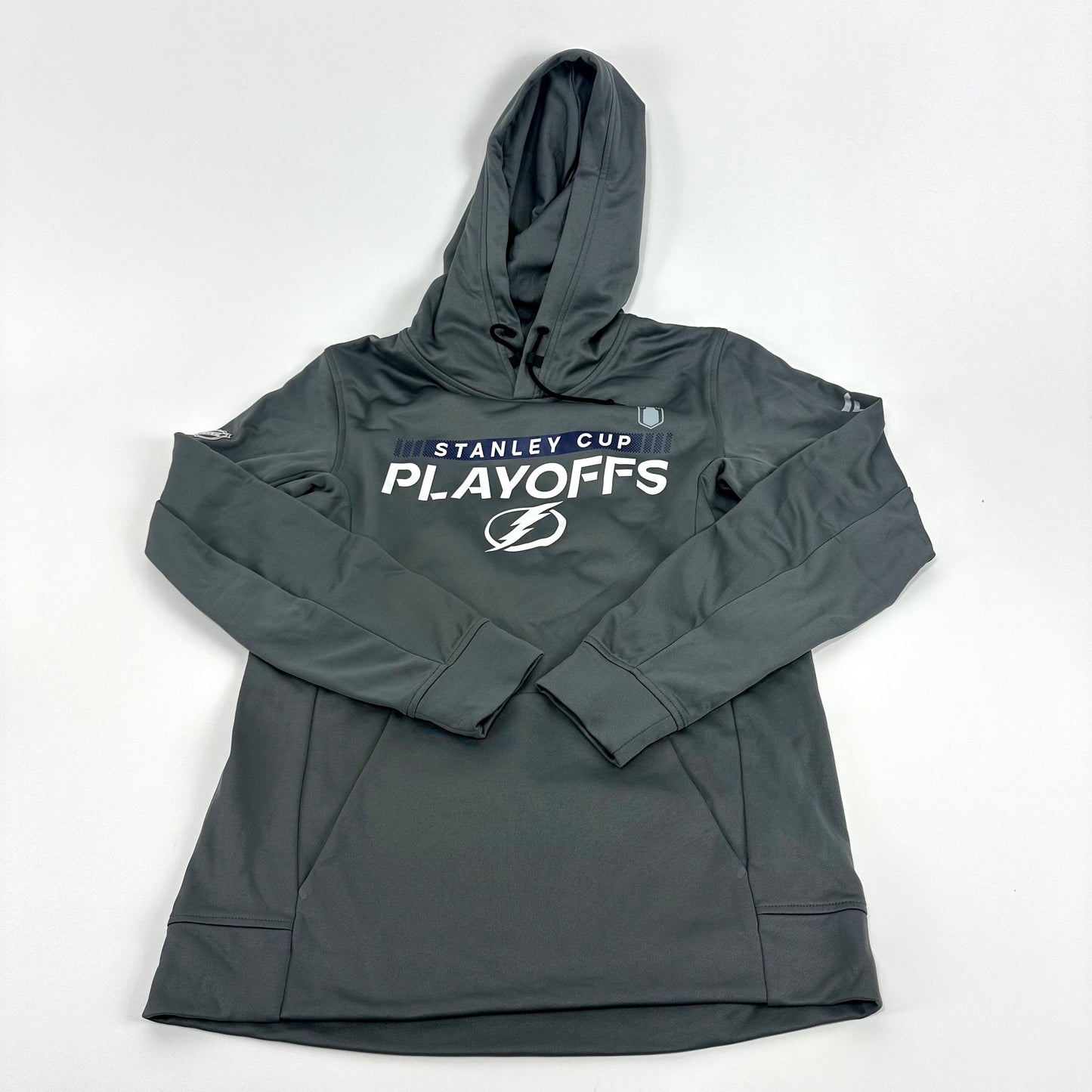Brand New Grey Tampa Bay Lightning Fanatics Stanley Cup Playoffs 2022 Sweatshirt | #TBL282 - Top Flight Hockey